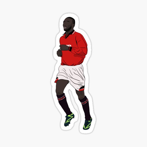 Andy Cole 1999 Jersey Sticker for Sale by Zgjimi17