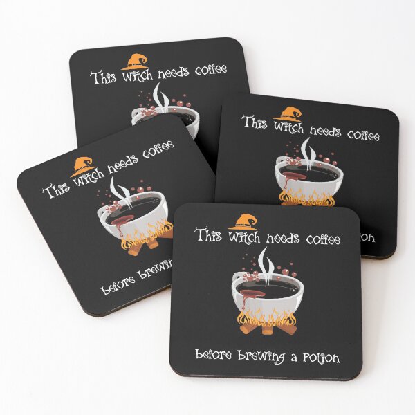 Item preview, This Witch Needs Coffee | funny halloween designed and sold by KohMooy.