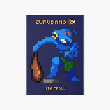Sea Troll - Zurubang Art Board Print