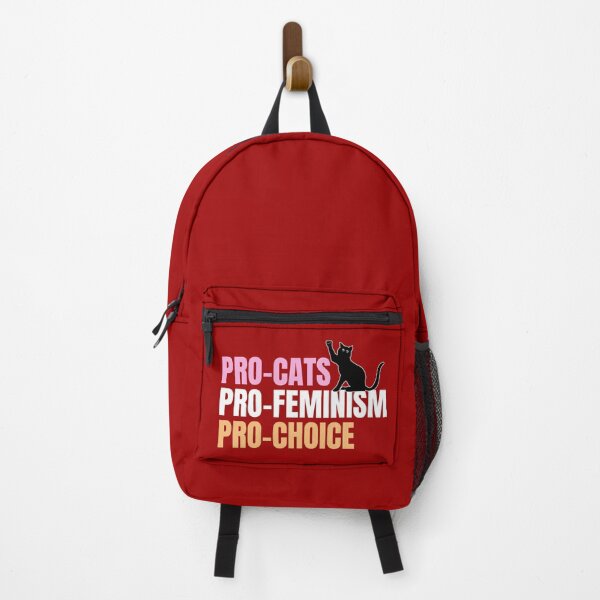 Item preview, Pro-cats Pro-Feminism Pro-Choice on dark background designed and sold by dana-mie.