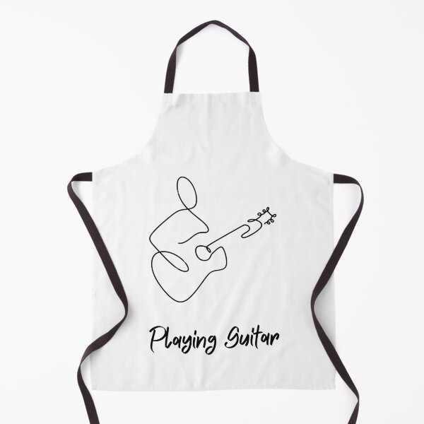 Item preview, Playing Guitar Line Drawing designed and sold by ChartGifts.