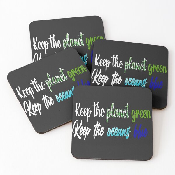 Item preview, Copy of keep the planet green and keep the oceans blue t-shirt designed and sold by Yassirkhali.