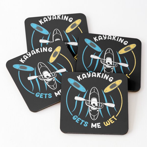 Item preview, Kayaker Gifts - Kayaking Gets Me Wet Funny Kayak Enthusiast Gift Ideas for Wet Kayakers & Water Sports designed and sold by IyadBro.