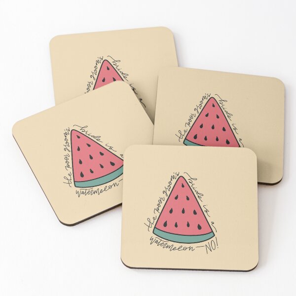 Item preview,  Groom's Bride is a Watermelon NO! - Funny Tiktok Reference Design designed and sold by Sarah Stone.