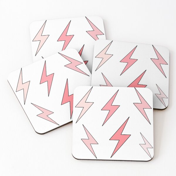 Item preview, Pink Aesthetic Lightning Bolts designed and sold by Aryeh Studio.