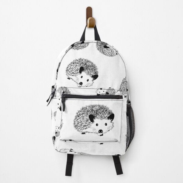 Item preview, Hedgehogs Black on White designed and sold by Elisabeth Lucas.