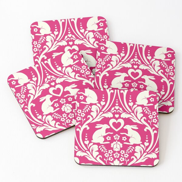 Item preview, Damask bunny_pink designed and sold by Nijn.