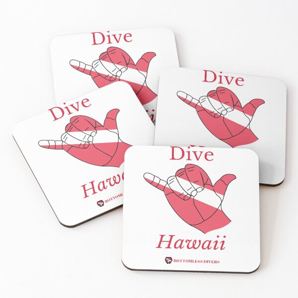 Item preview, Dive Shaka Hawaii with Red Font designed and sold by BottomlessDiver.