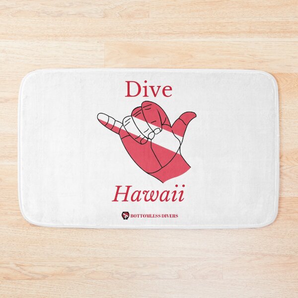 Item preview, Dive Shaka Hawaii with Red Font designed and sold by BottomlessDiver.