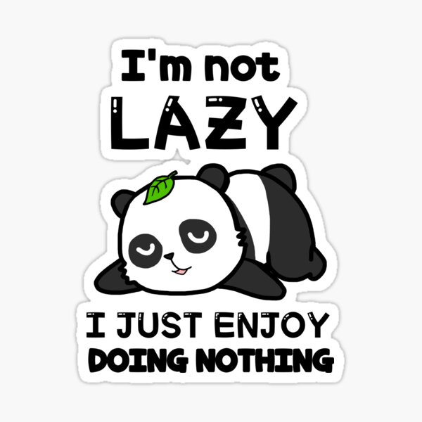 Lazy Panda Cartoon Seamless Pattern White Background Vector Stock Vector by  ©Totostark 184970688