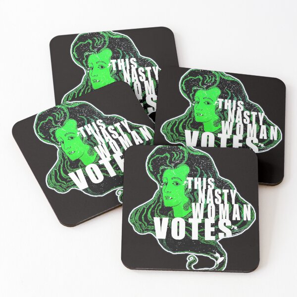 Item preview, This Nasty Woman Votes Retro Vintage Art Green designed and sold by CodyNorris.