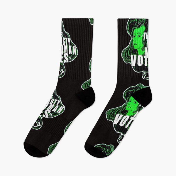 Item preview, This Nasty Woman Votes Retro Vintage Art Green designed and sold by CodyNorris.