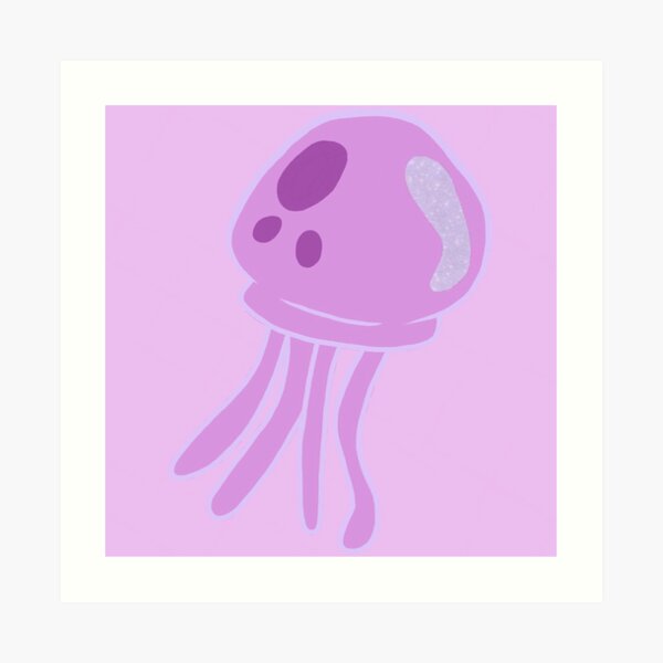 Spongebob Jellyfish Art Prints | Redbubble