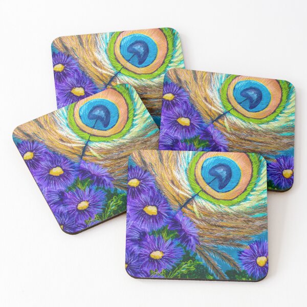 Item preview, Feathers and florals designed and sold by dawnsiegler.