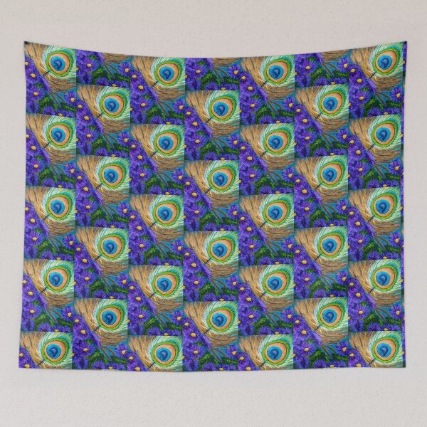 Item preview, Feathers and florals designed and sold by dawnsiegler.