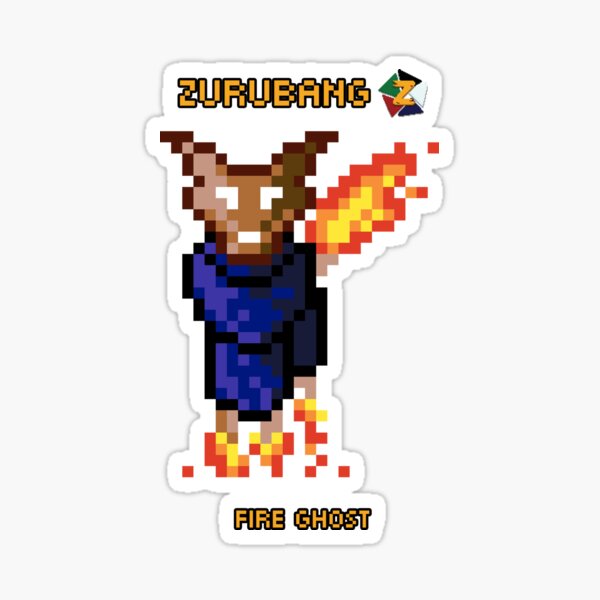 Fire Ghost - Zurubang Sticker