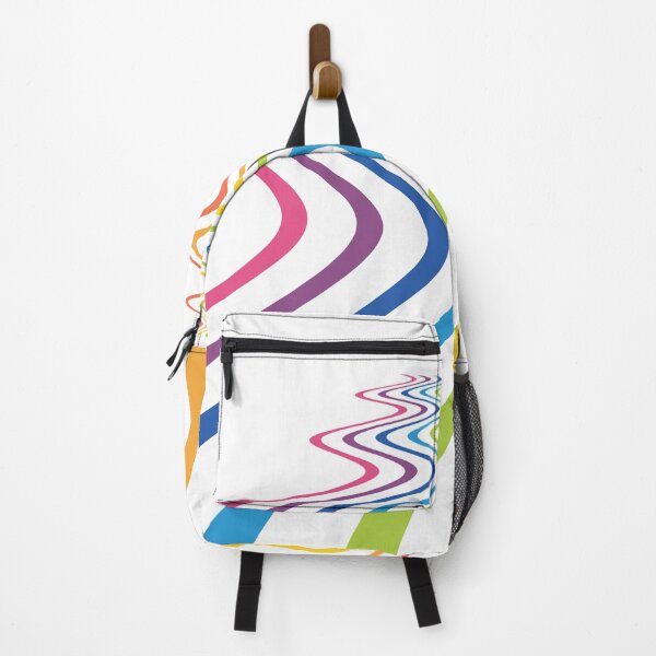 Item preview, Abstract rainbow wavy lines designed and sold by RaionKeiji.