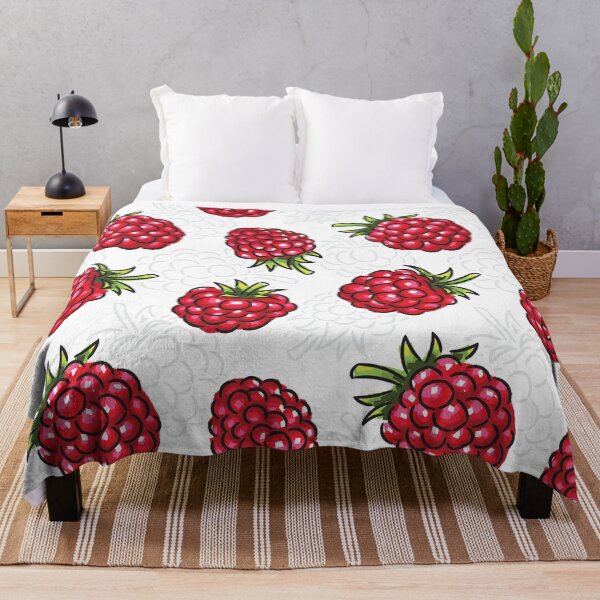 Item preview, Raspberries seamless pattern designed and sold by AleksOrel.