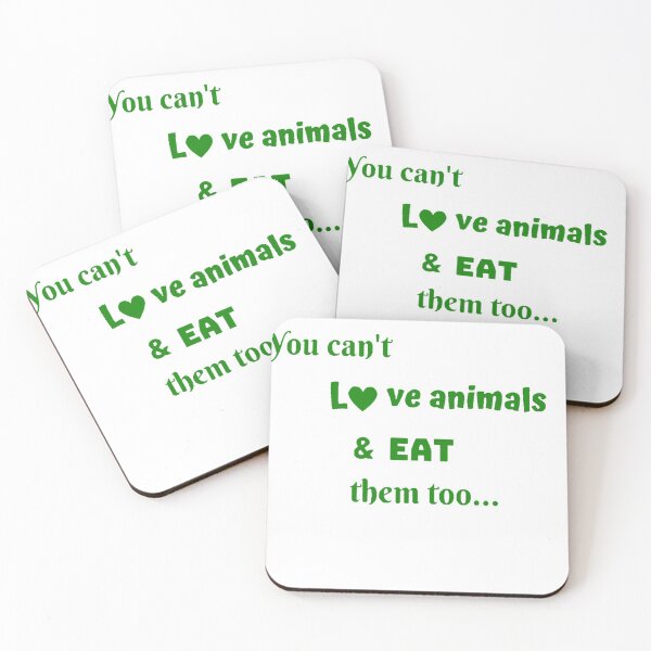 Item preview, You can't love animals and eat them too designed and sold by KengurAna.