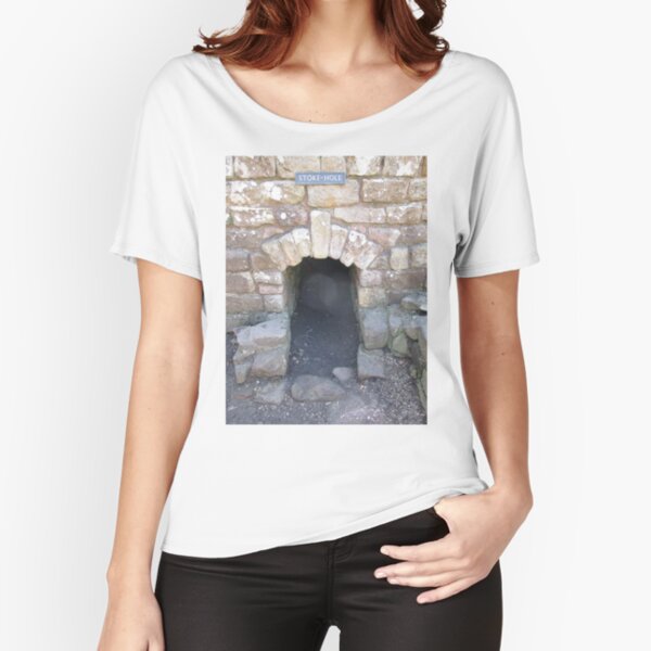 Merch #101 -- STOKE~HOLE (Hadrian's Wall) Relaxed Fit T-Shirt