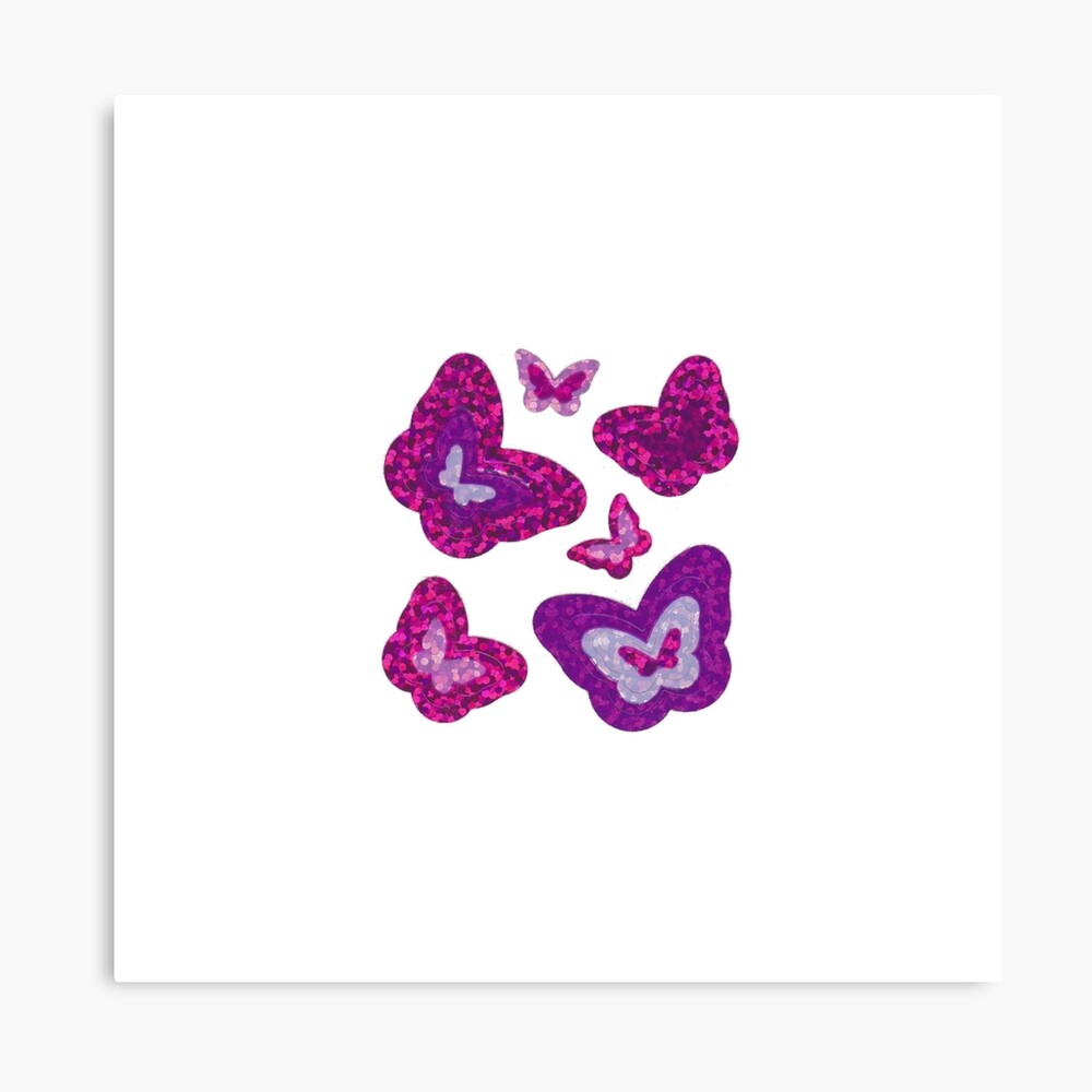 y2k butterfly stickers photographic print by playbunni redbubble