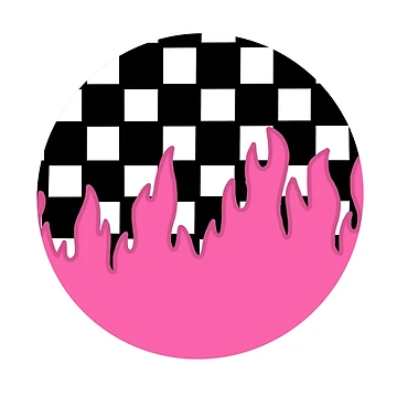 Artwork thumbnail, checkered fire by RMSdesigns