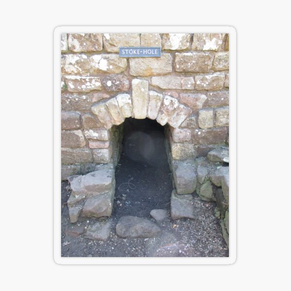 Merch #101 -- STOKE~HOLE (Hadrian's Wall) Transparent Sticker