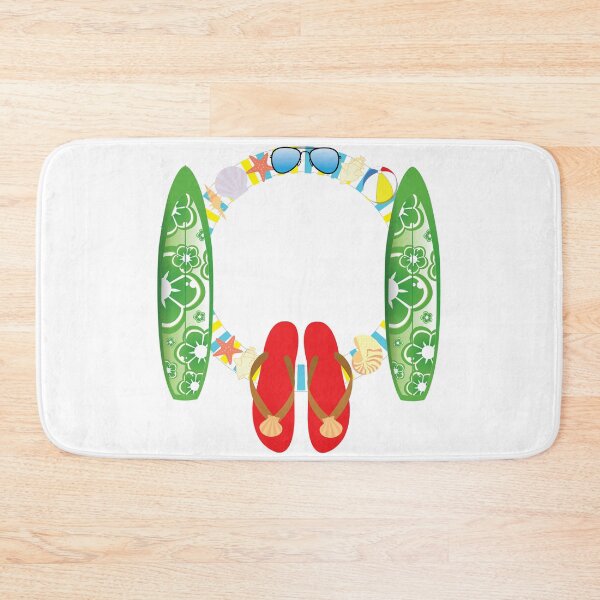 Item preview, Summer beach and surfing vacation wreath designed and sold by RaionKeiji.