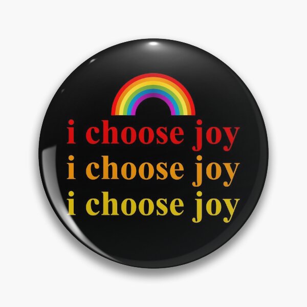 Artikelvorschau, Heute wähle ich Freude | Positive geistige Einstellung Regenbogen entworfen und verkauft von 4wordsmovement.