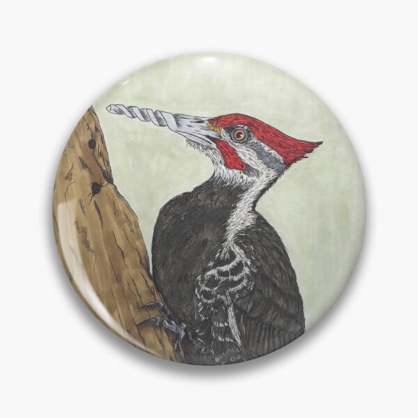 Item preview, Woodpecker with a Drill for a Bill designed and sold by heidicarlson.