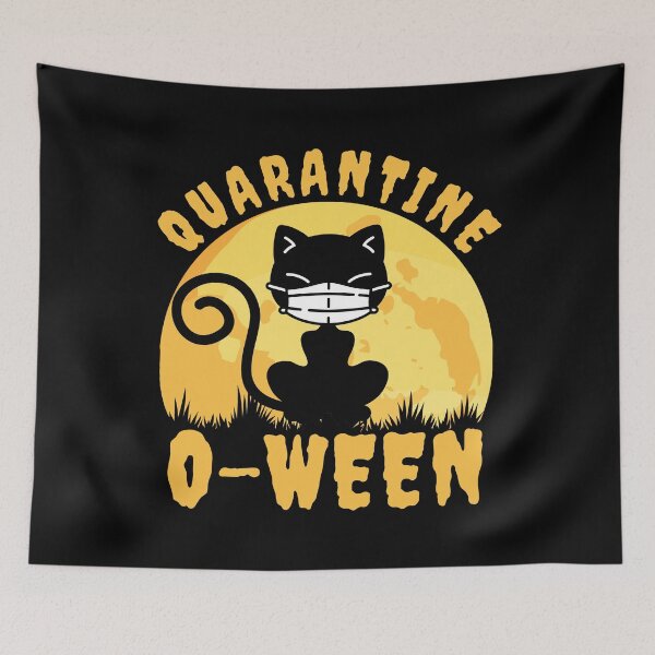 Item preview, Quarantineoween Cuarentena-O-Ween Gato designed and sold by RandomStuffShop.