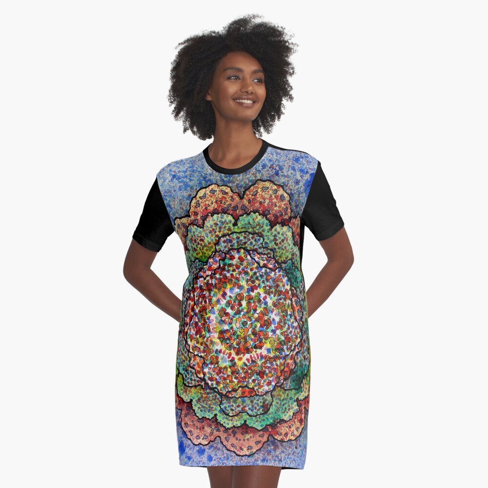 Item preview, Graphic T-Shirt Dress designed and sold by KatieSchutteArt.