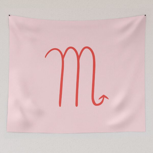 Item preview, minimalist scorpio in red and pink designed and sold by neopop.