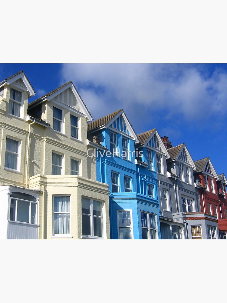 "Aldeburgh houses" Sticker for Sale by CliveHarris Redbubble