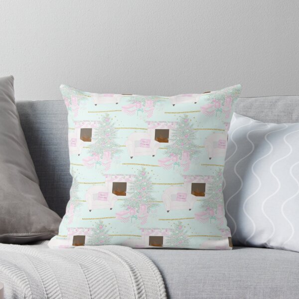 Item preview, Teal Christmas Tree Pattern Cute designed and sold by ILLYL Creatives.