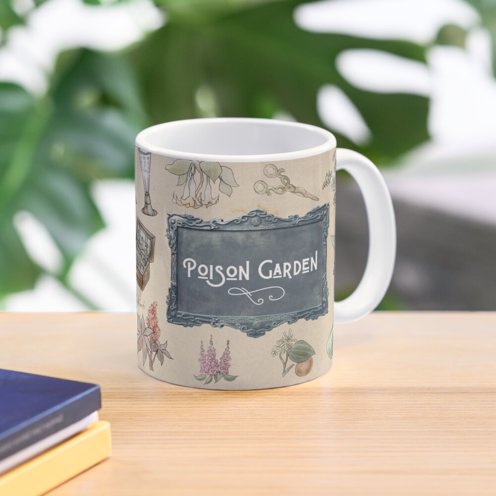 Poison Garden Illustration in Watercolor Mug