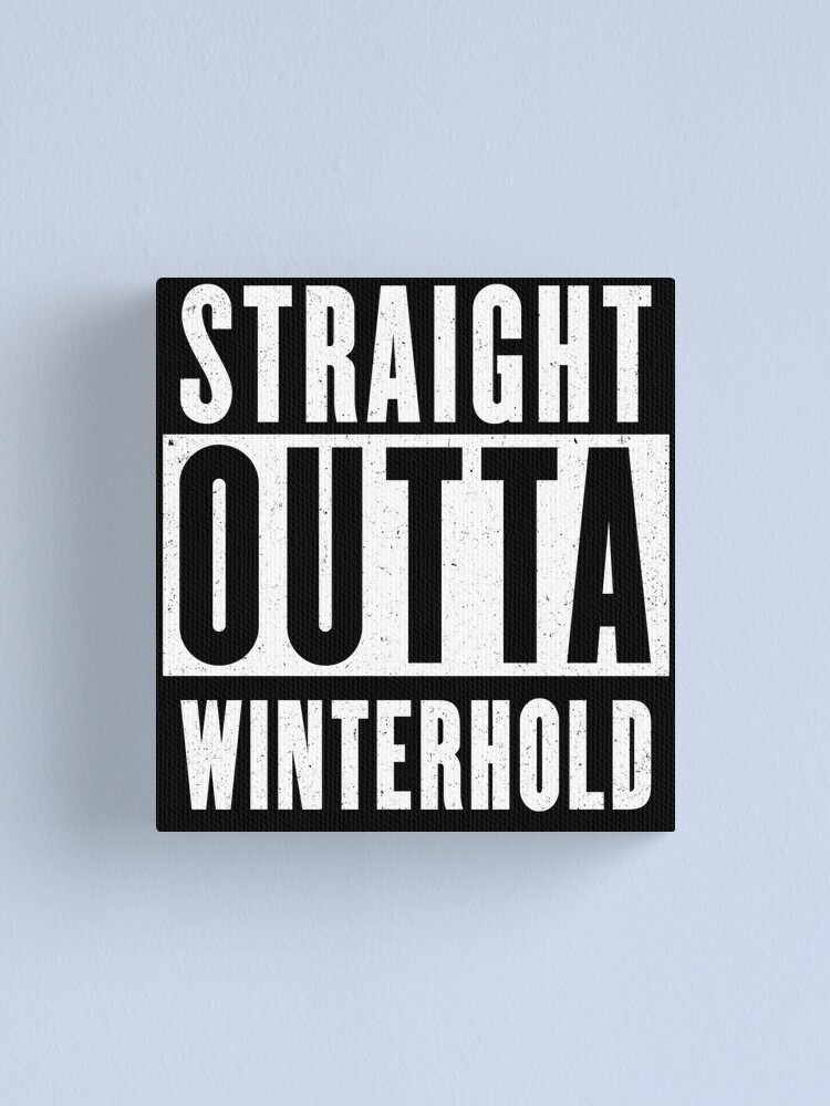 Alternate view of Straight outta Winterhold Canvas Print