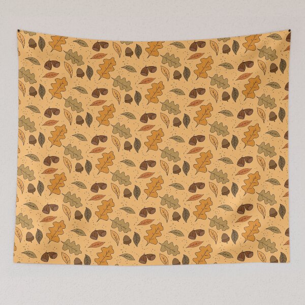 Item preview, Autumn Leaves and Nuts designed and sold by Rosemaryart.