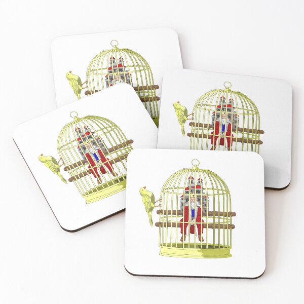 Item preview,  CAGED KING - RULER IN A GOLDEN CAGE designed and sold by Dwarf-Monkey.