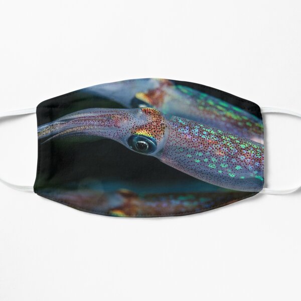 glow squid face masks redbubble