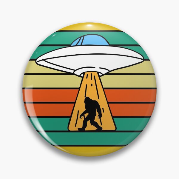 Item preview, UFO Beaming up Bigfoot designed and sold by Statement-Teez.