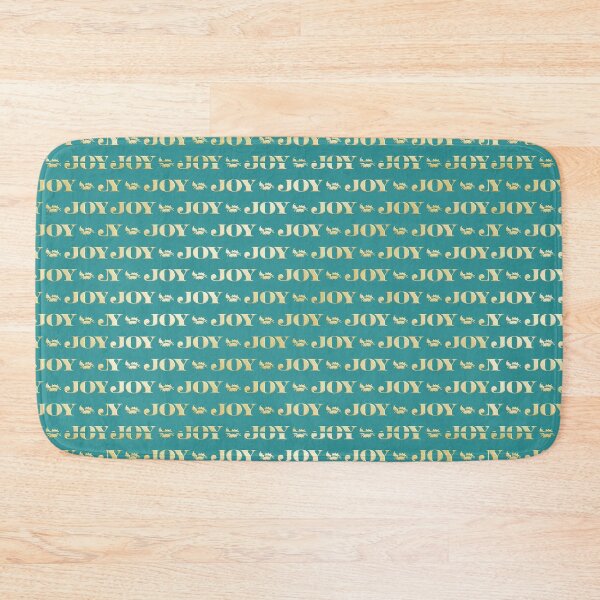 Item preview, JOY Pattern Teal Christmas Cute designed and sold by ILLYL Creatives.