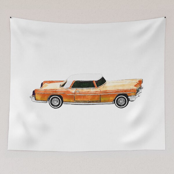 Artikelvorschau, Orange Oldtimer entworfen und verkauft von sketchcentric.