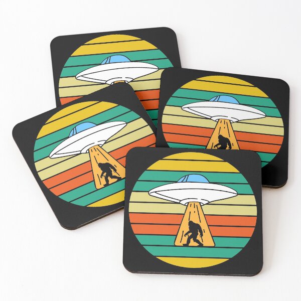 Item preview, UFO Beaming up Bigfoot designed and sold by Statement-Teez.