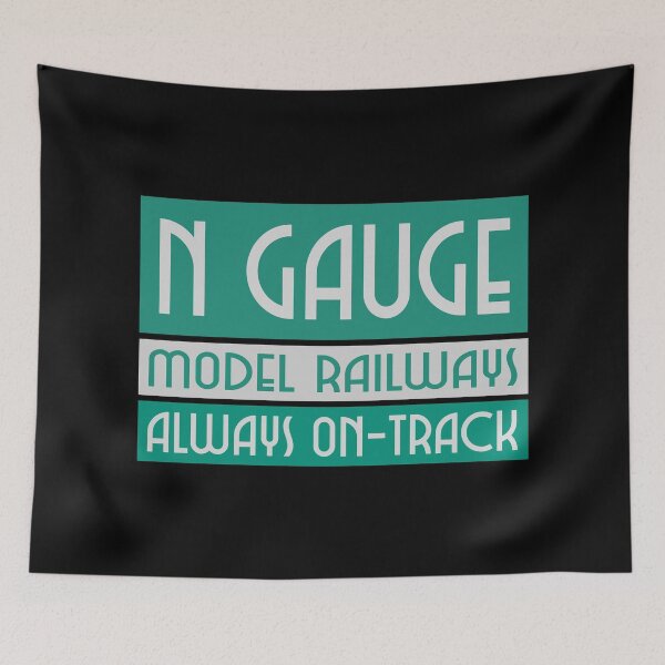Item preview, Specially Made for N Gauge Model Railway Enthusiasts. Model Railways and Model Trains, Always on Track. Great Gift for the Model Railway Enthusiast in Your Life. Or Spoil Yourself! designed and sold by UrTops.
