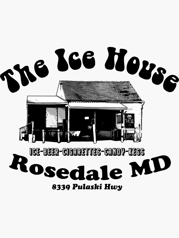 "The Ice House, Rosedale Maryland" Sticker for Sale by TravelTowner