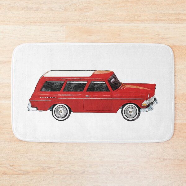 Item preview, Red Retro Wagon designed and sold by sketchcentric.