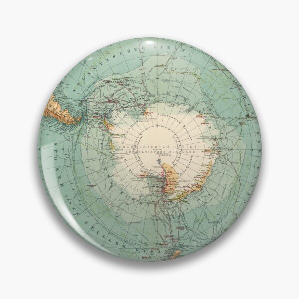 Item preview, Vintage Map of Antarctica, 1912 designed and sold by Vintage Wall Art.