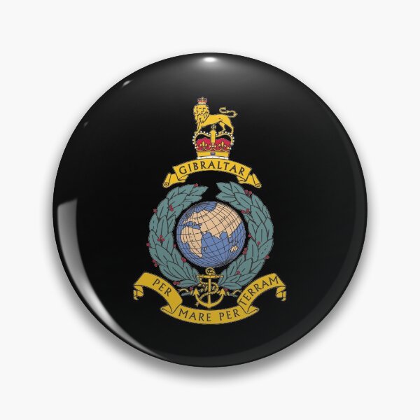 Item preview, Royal Marines Commando Gibraltar Emblem designed and sold by AJ  Liber.