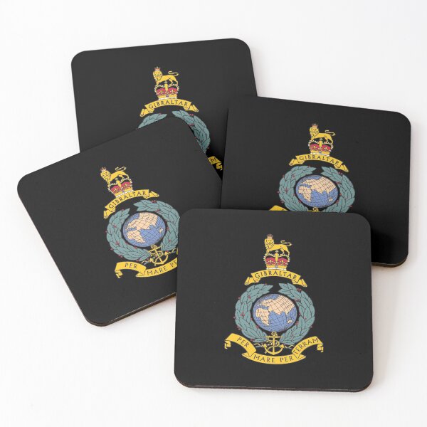 Item preview, Royal Marines Commando Gibraltar Emblem designed and sold by AJ  Liber.